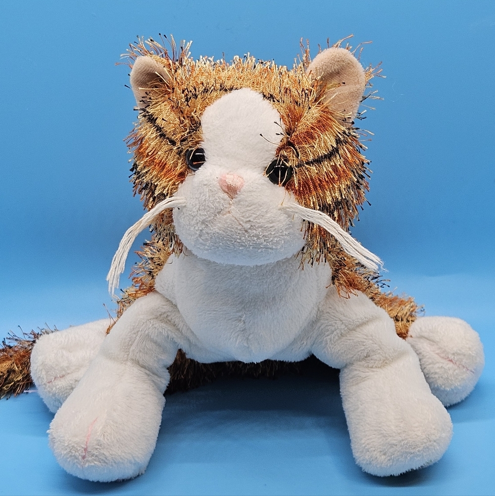 Webkinz Orange Striped Alley Cat 8" Stuffed Animal Plush